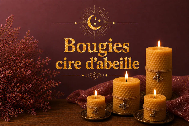 Bougies en cire d’abeille