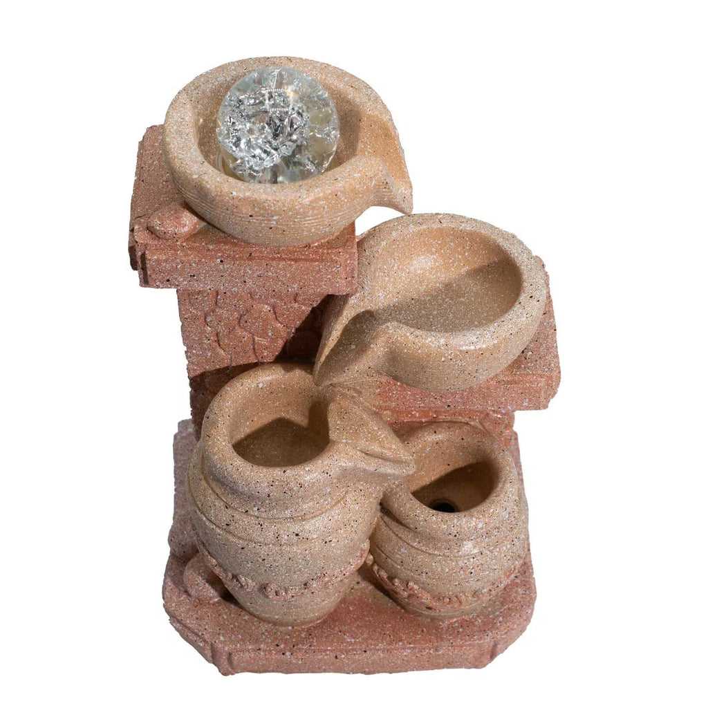 Fontaine d’intérieur style méditerranéen 19x14x27 cm