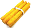Bougies cire d’abeille 100 % naturelles 20 cm – Lot de 6