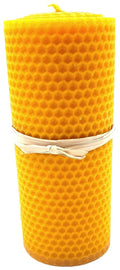 Bougie cire d’abeille 100 % naturelle 15 x 6 cm