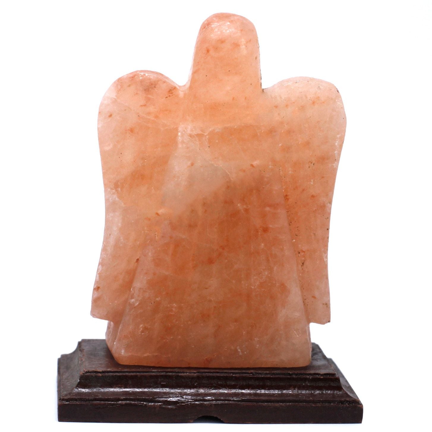 Apportez une touche douce et spirituelle à votre intérieur avec cette lampe en sel de l’Himalaya en forme d’ange. Sa lumière chaleureuse et sa silhouette apaisante en font une belle pièce décorative pour une ambiance zen, réconfortante et harmonieuse.