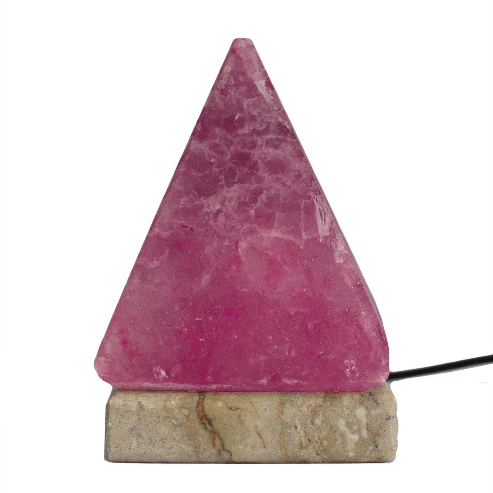 Apportez une touche lumineuse et originale à votre intérieur avec cette lampe pyramide en sel de l’Himalaya USB. Avec son format compact de 9 cm et sa lumière multicolore, elle crée une ambiance douce et décorative, idéale sur un bureau, une table de chevet ou une étagère.