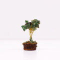 Ajoutez une touche minérale et apaisante à votre intérieur avec ce mini arbre en aventurine verte sur socle en bois. Orné de 15 pierres d’aventurine verte, il séduit par son petit format, son style artisanal et son esthétique spirituelle.