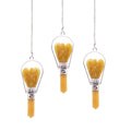 Laissez-vous guider par ce pendule ange en quartz jaune avec anneau, un accessoire spirituel aussi élégant que symbolique. Idéal pour la radiesthésie, la divination, les soins énergétiques ou les rituels, il allie beauté minérale et présence mystique.