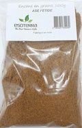 Ase Fétide (asa foetida) résine naturelle concassée – 100 g. Ce sachet de 100 g contient de la résine d'ase fétide, une épice forte provenant de la plante apiacée, idéale pour la cuisine indienne et comme encens naturel. Produit authentique de la marque ESOTERRA, parfait pour vos assaisonnements ou rituels d'encens. Cette résine concassée offre une senteur forte, souvent associée au curry, et est prête à être utilisée dans vos préparations culinaires.
