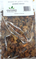 Résine naturelle de Myrrhe concassée, emballée et prête à la vente en lot de 100 g. Une résine aromatique authentique provenant de Somalie.