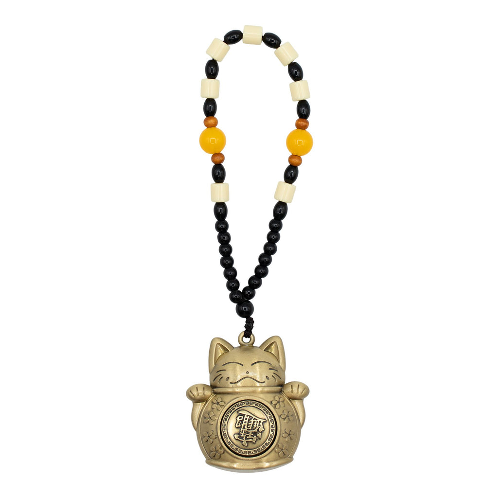 Apportez une touche symbolique et élégante à votre intérieur avec cette suspension Feng Shui Chat porte-bonheur – Maneki-neko. Réalisée en laiton avec une finition au style ancien, elle associe charme décoratif et symbolique de prospérité dans un format facile à suspendre.