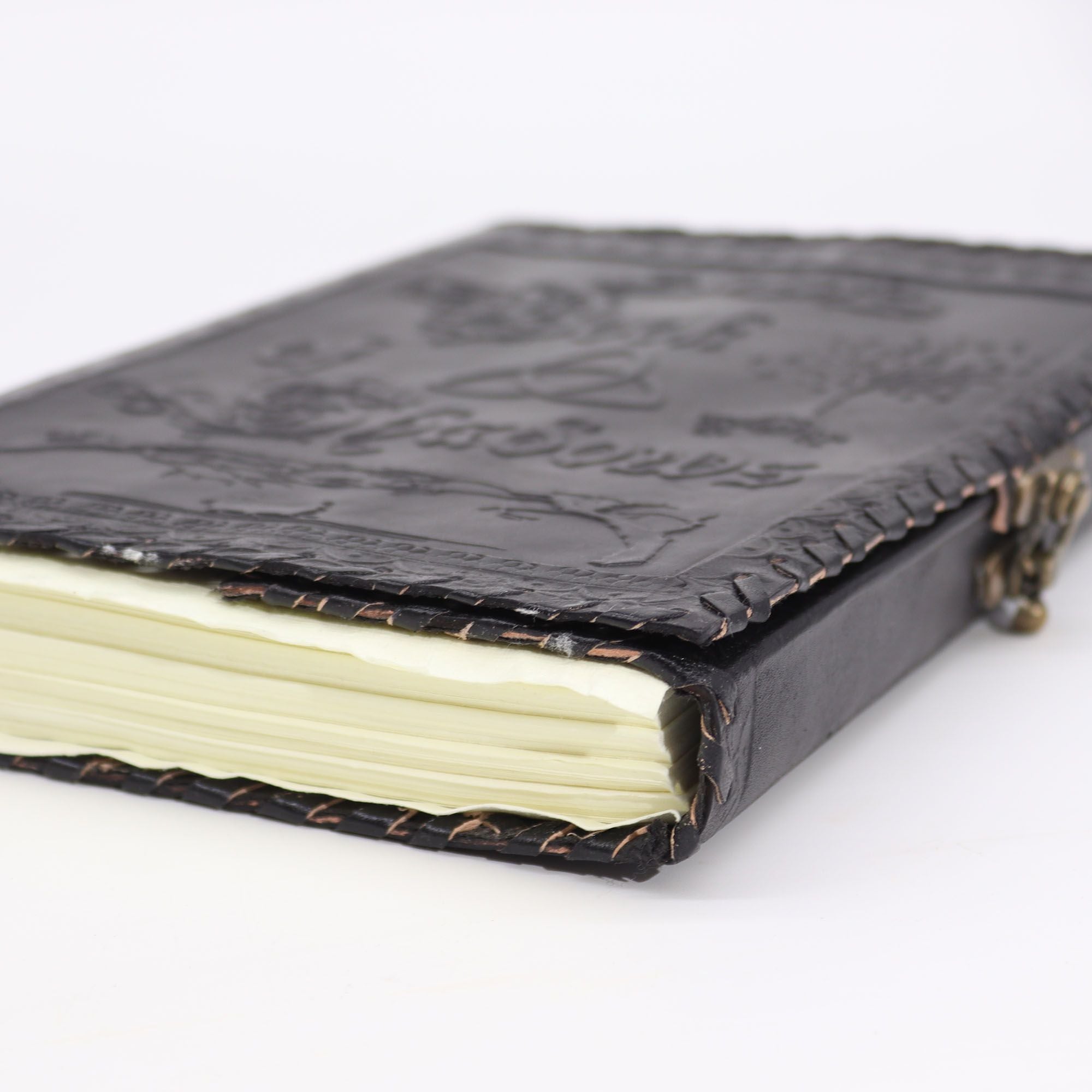Grand Journal/Grimoire Livre des Ombres noir – 200 pages 25 x 18 cm