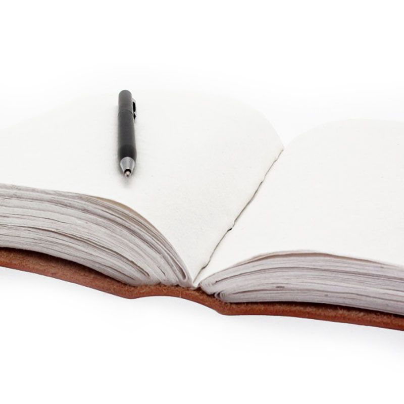 Grand Journal/Grimoire en cuir Fleur de Vie 200 pages – 33 x 25 cm