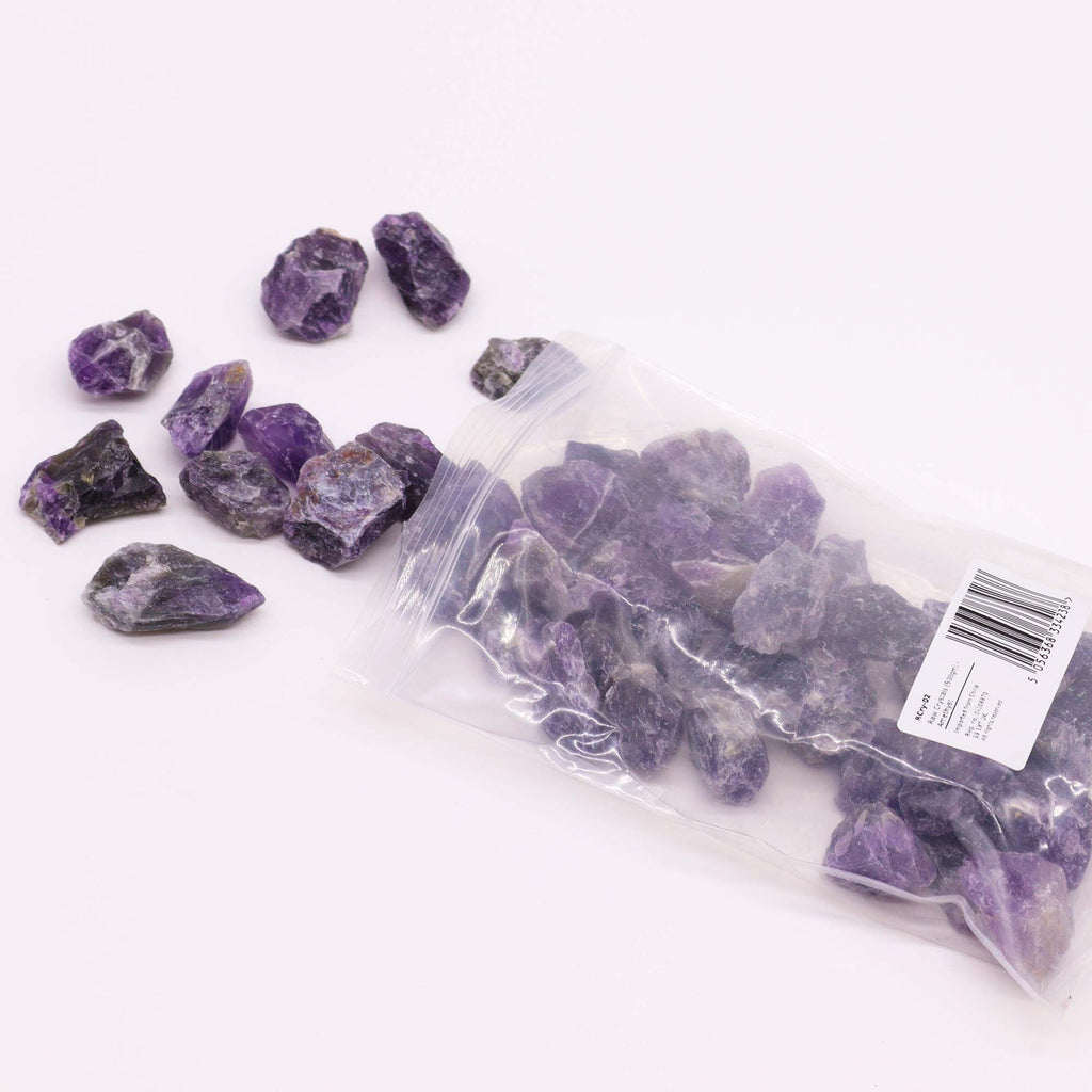 Cristaux bruts d’améthyste naturelle 500 g