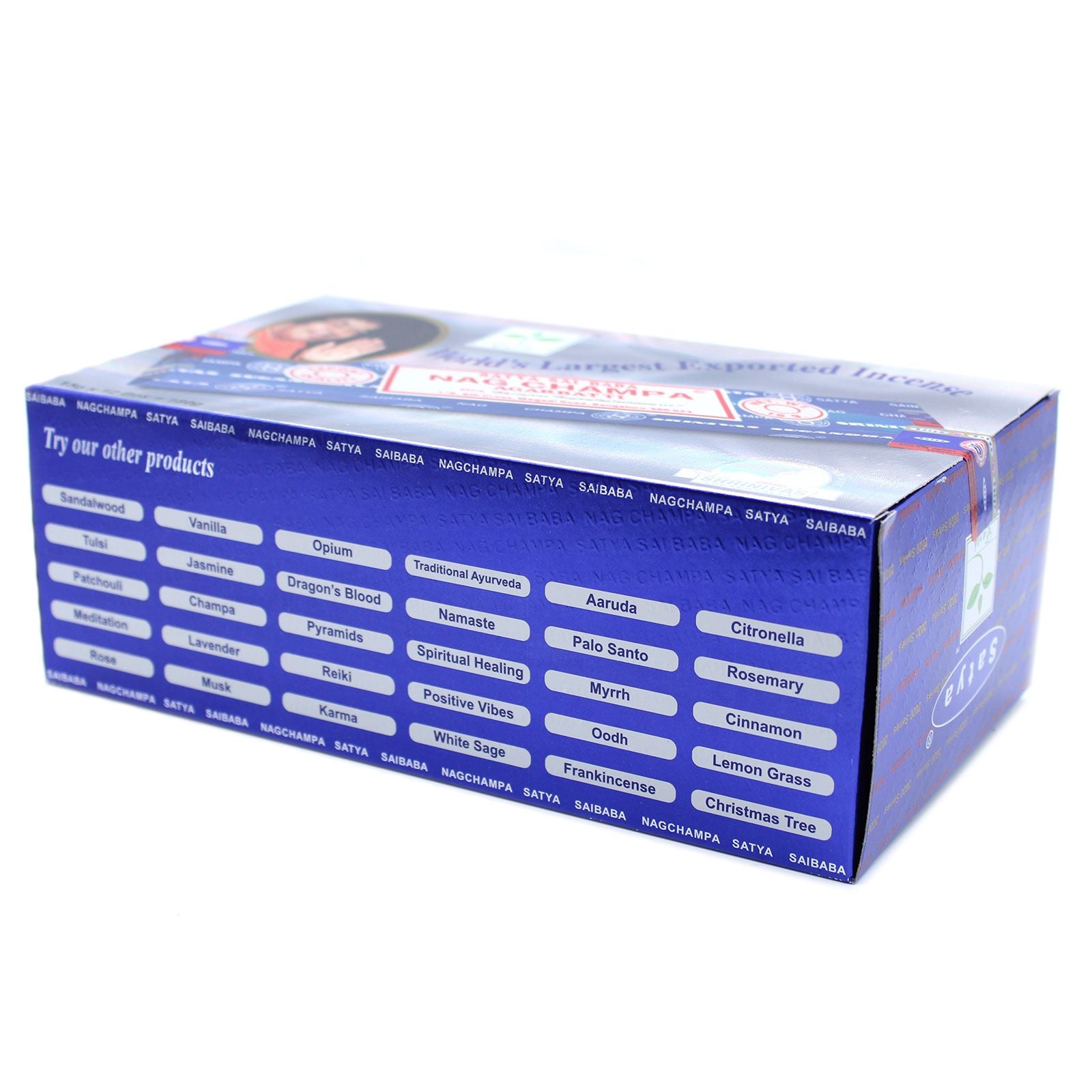 Encens Nag Champa 15 g – Fabriqué à la main en Inde