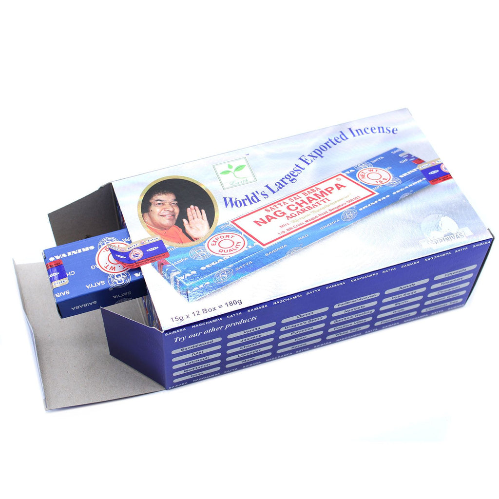 Encens Nag Champa 15 g – Fabriqué à la main en Inde