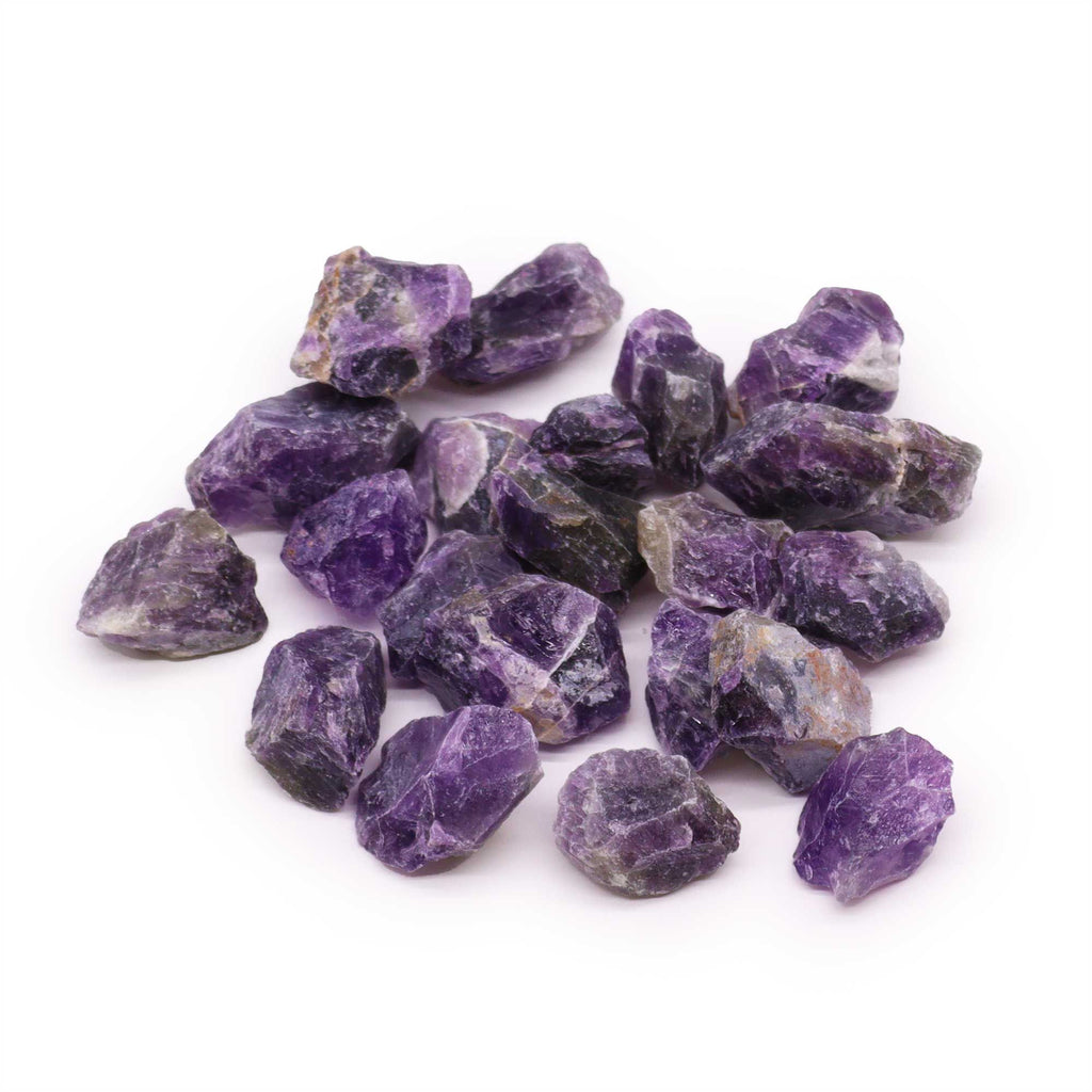 Cristaux bruts d’améthyste naturelle 500 g