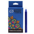 Bougies Manifest Magic lot de 12 bleu foncé, parfaites pour éveiller l'intuition et apaiser l'esprit.