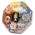 Orgonite bureau Chakra Bouddha grand modèle pierres naturelles