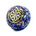 Orgonite dôme lapis lazuli décoration bureau artisanale