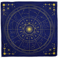 Tapis de Tirage Tarot Zodiaque 75x75 cm – Tarot, Oracle & Pendule