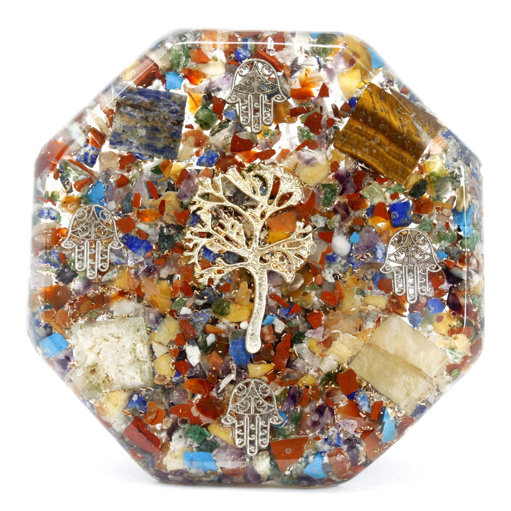 Orgonite Arbre de vie grand modèle pour bureau