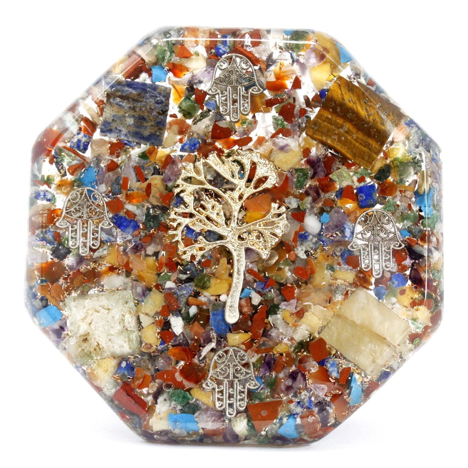 Orgonite Arbre de vie grand modèle pour bureau