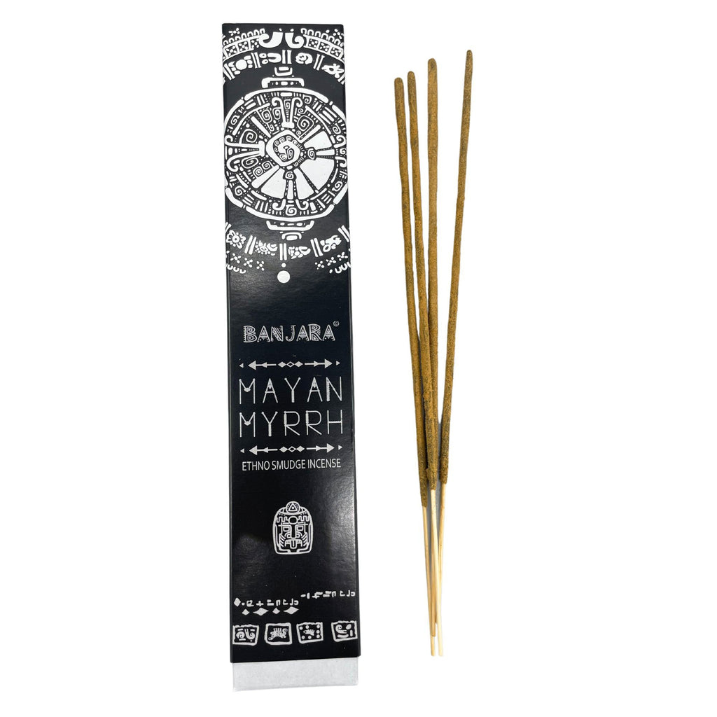 Encens Smudge Tribal Banjara Myrrhe Maya – environ 10 bâtons
