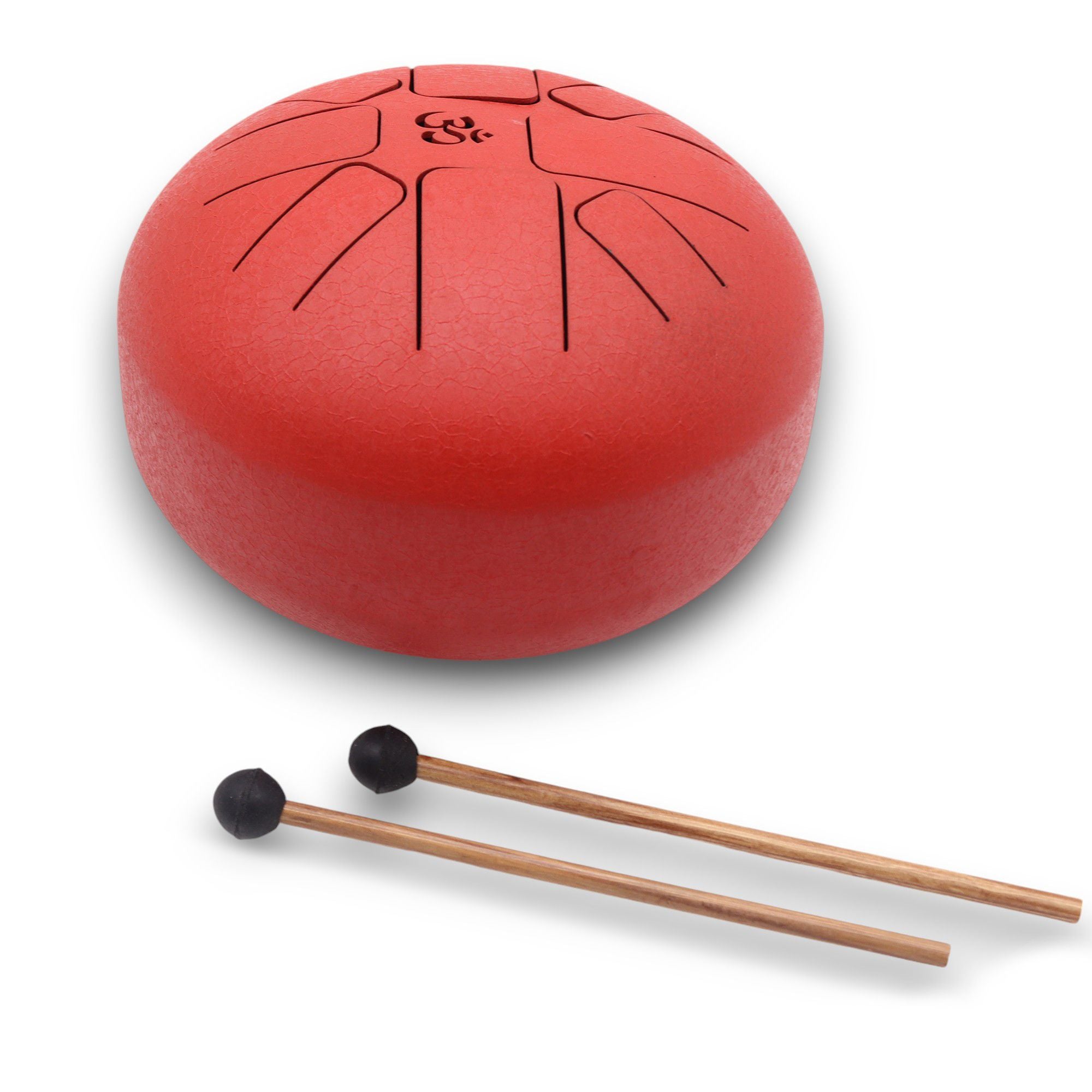 Steel Tongue Happy Drum Om rouge – 22 x 16 cm, cet instrument intuitif et décoratif est parfait pour la méditation, la relaxation et la sonothérapie. Idéal pour ceux qui cherchent à enrichir leur pratique spirituelle, ce happy drum en acier fait partie des tambours langue d’acier.