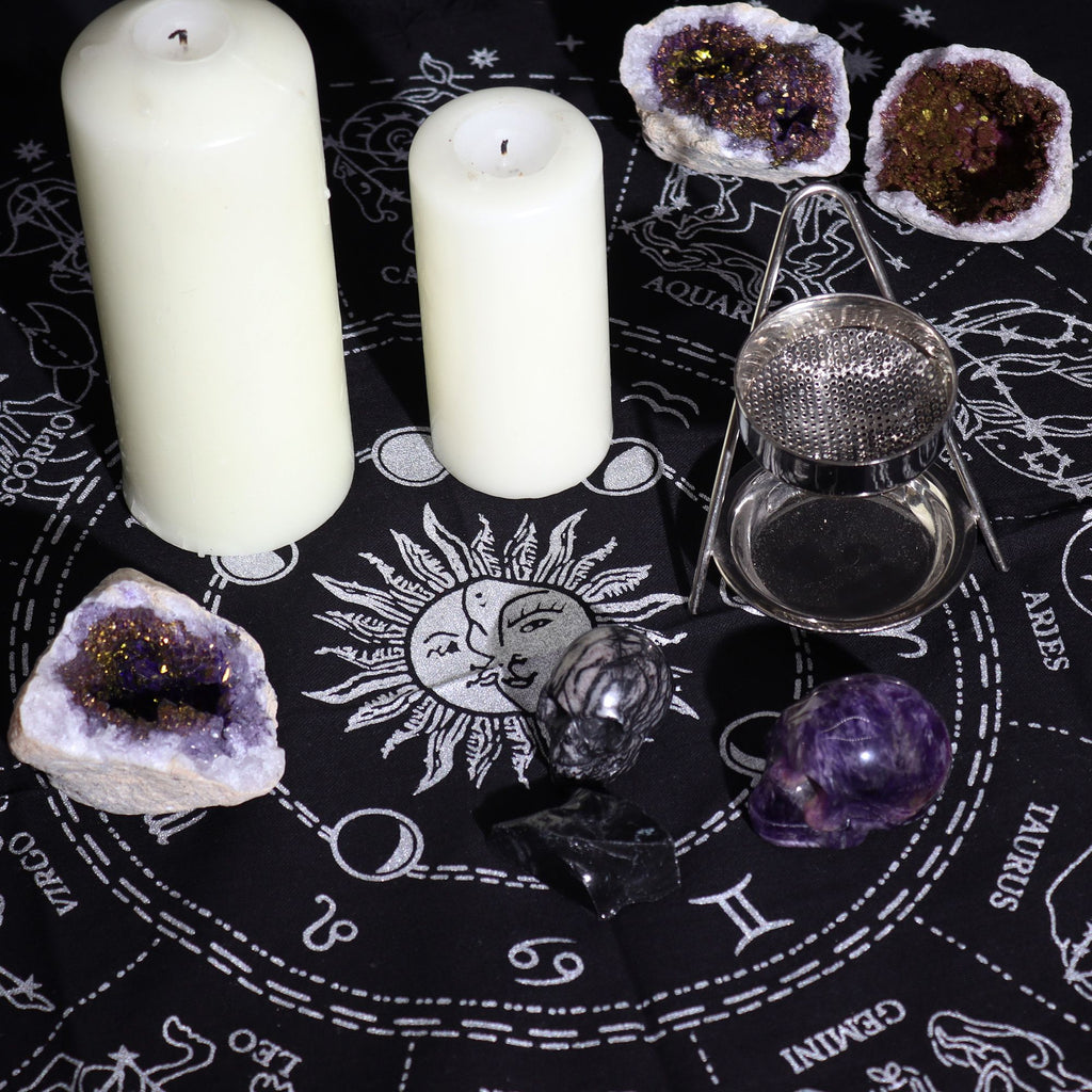 Tenture d’autel ésotérique Horoscope | Décoration spirituelle