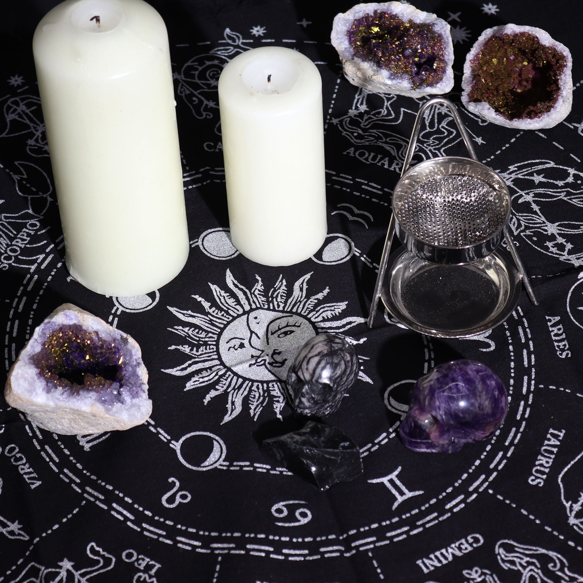 Tenture d’autel ésotérique Horoscope | Décoration spirituelle