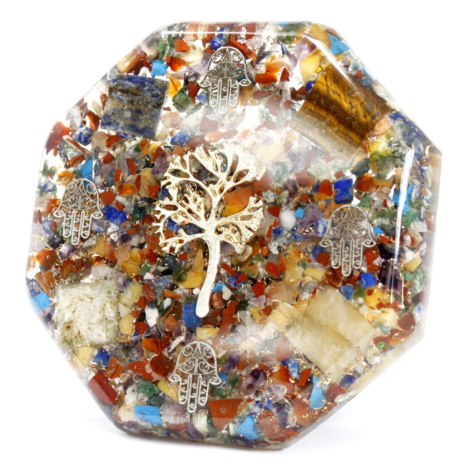 Orgonite Arbre de vie grand modèle pour bureau