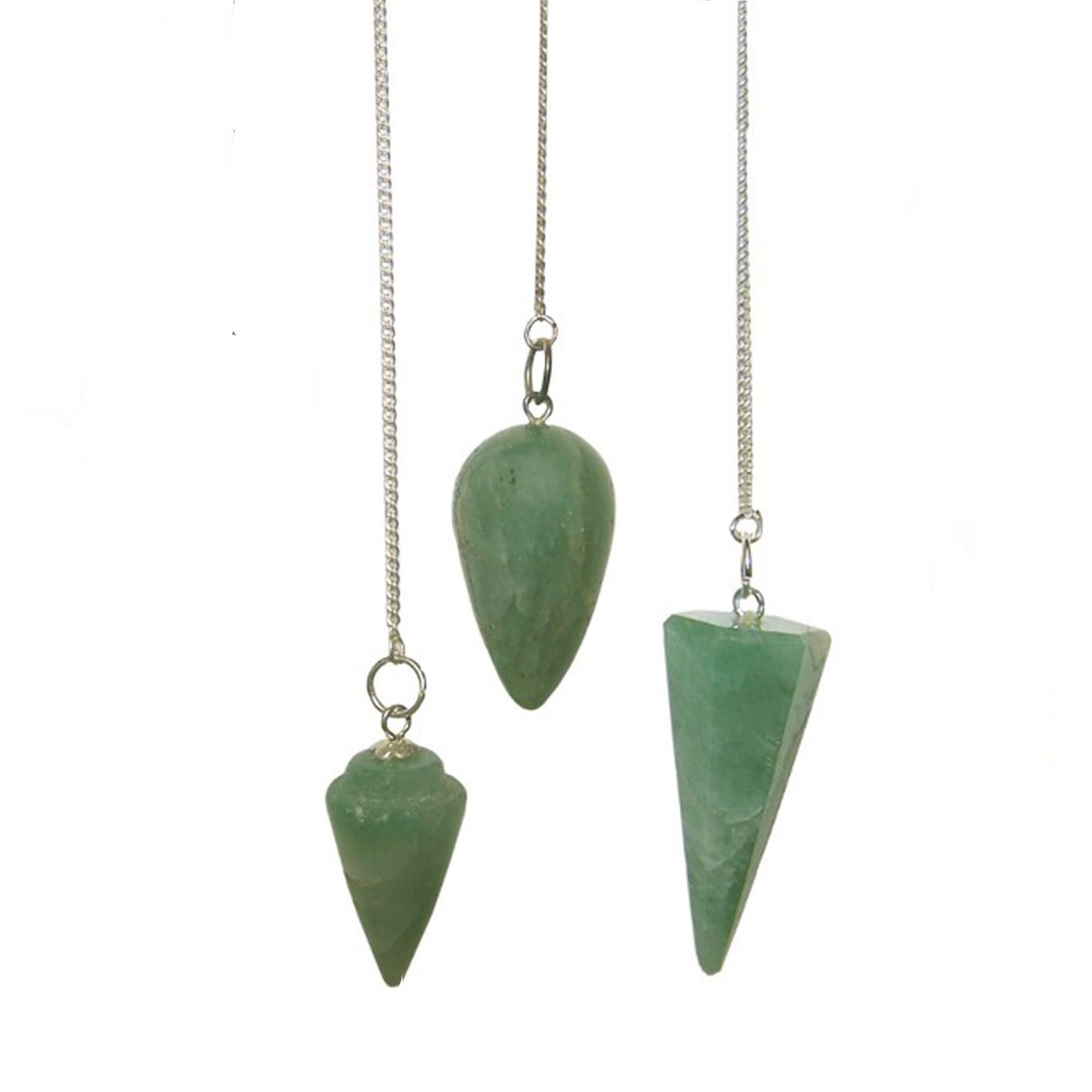 Pendule magique en aventurine verte | Radiesthésie et divination