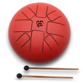Steel Tongue Happy Drum Om rouge – 22 x 16 cm, cet instrument apaisant est conçu pour la méditation et la relaxation, offrant une expérience sonore harmonieuse. Parfait pour les amateurs de tambours spirituels, ce tambour langue d’acier est un excellent compagnon pour vos sessions de bien-être.