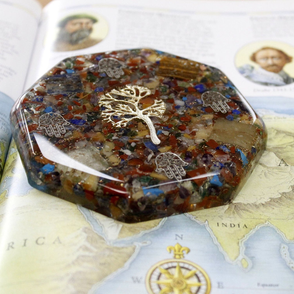 Orgonite Arbre de vie grand modèle pour bureau