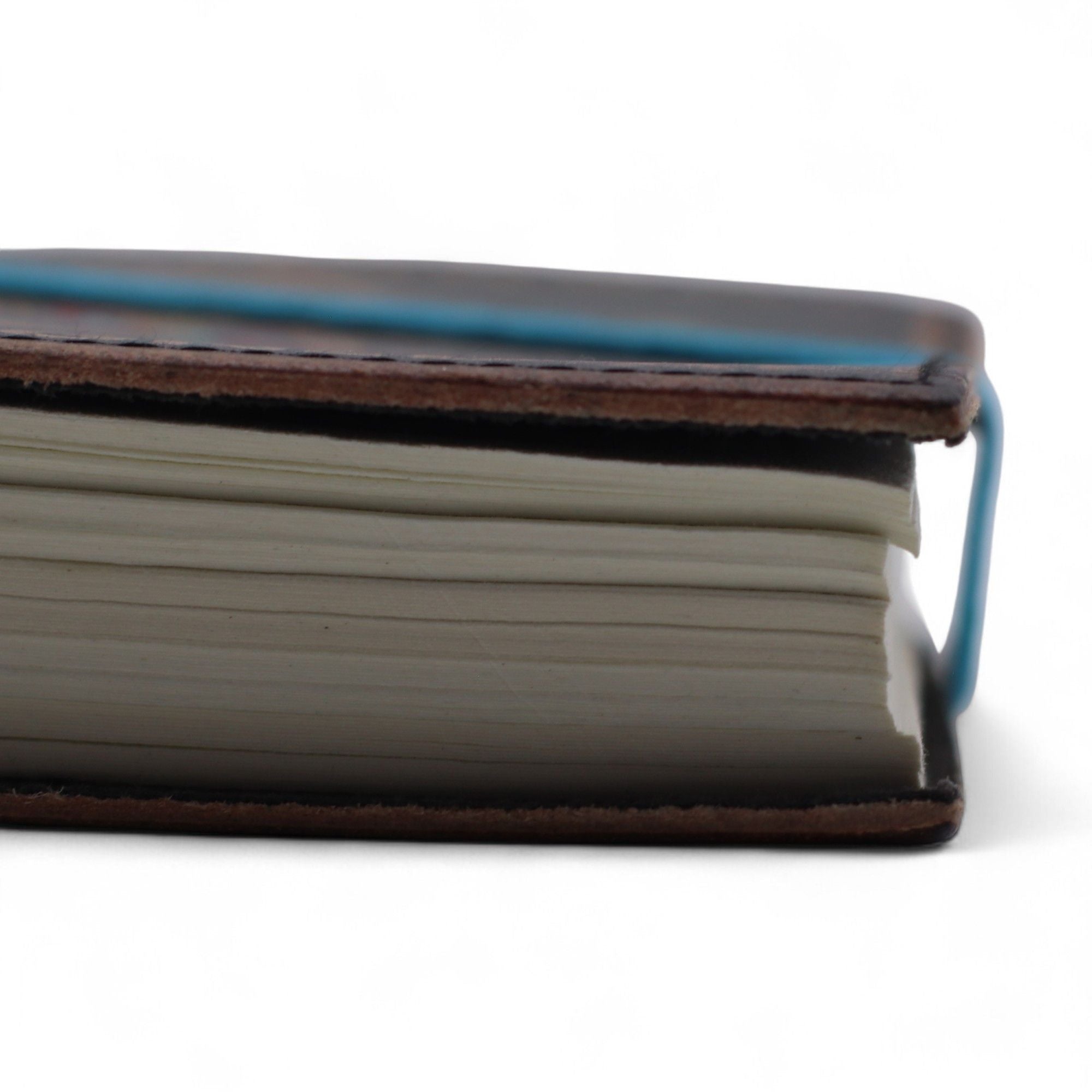 Journal/Grimoire en cuir imprimé Chakras – 200 pages 17,5 x 13 cm