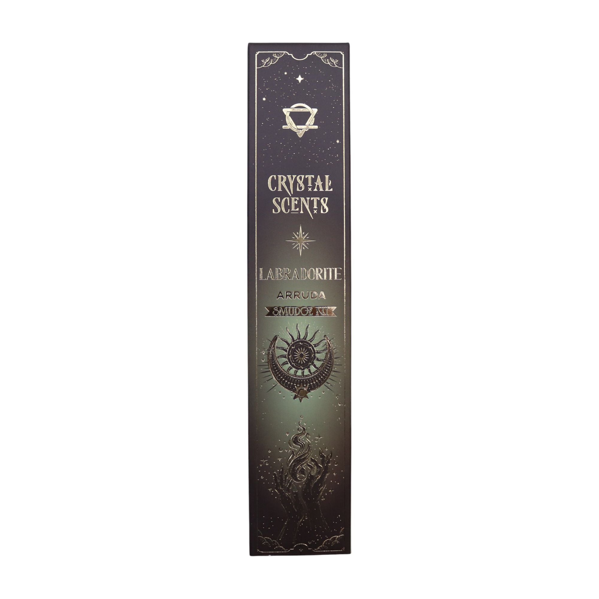 Encens Smudge Arruda avec Labradorite – 10 bâtons 20 cm