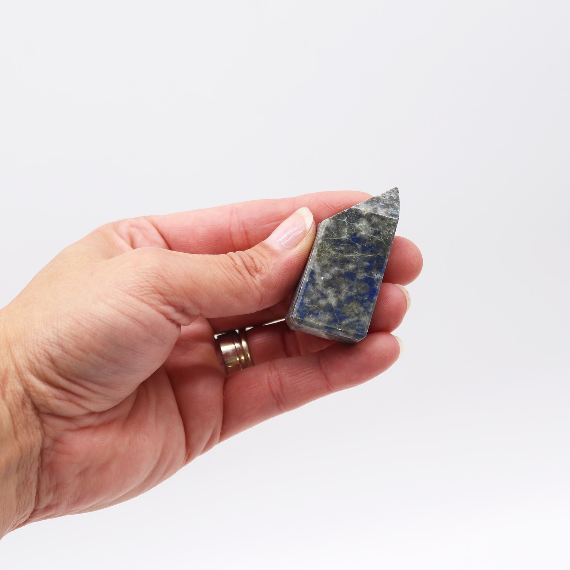 Pointes lapis afghan lot 500 g pierres naturelles déco
