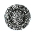 Porte-encens pentagonal en aluminium poli 11,5 cm | Accessoire spirituel