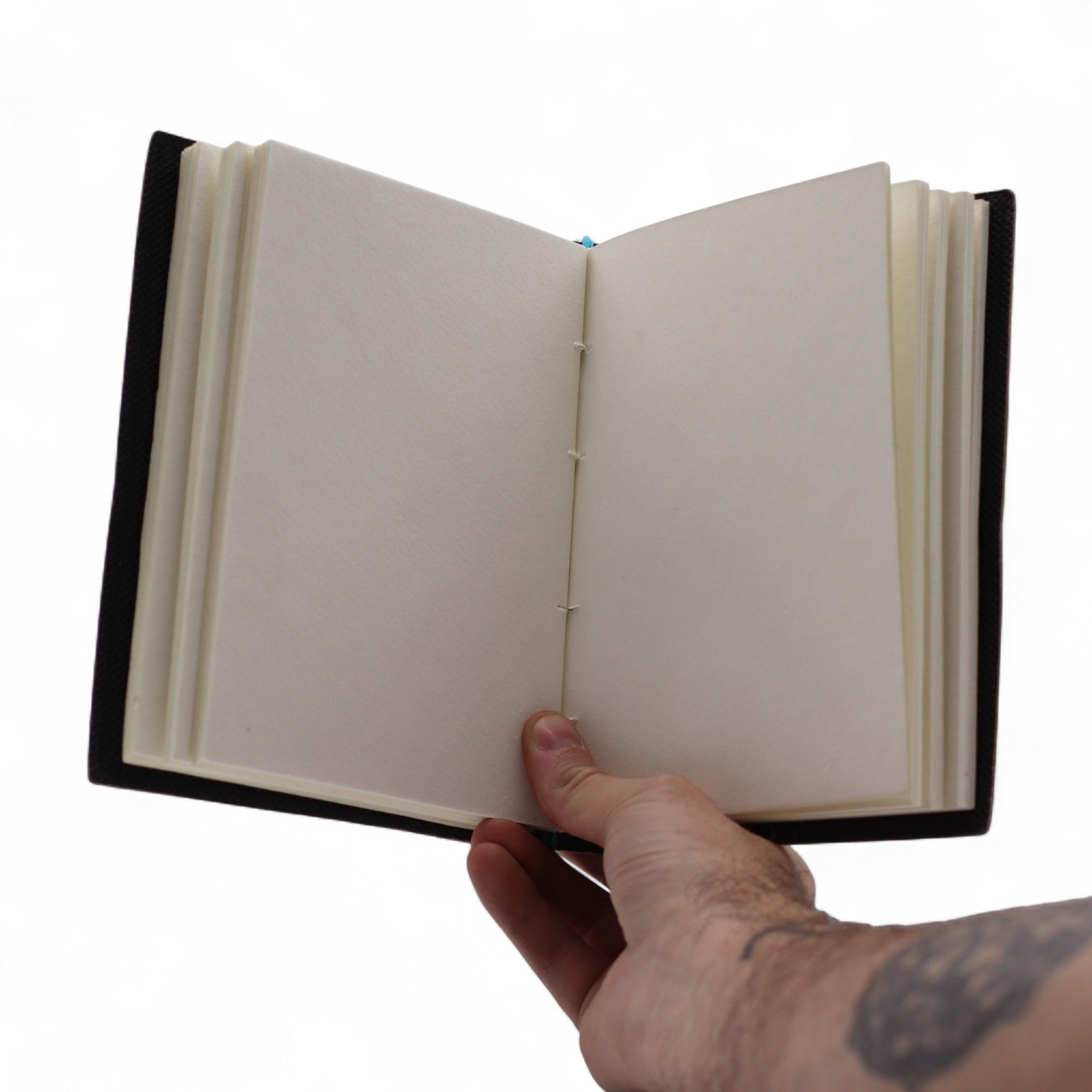 Journal/Grimoire en cuir imprimé Chakras – 200 pages 17,5 x 13 cm