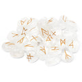 Runes indiennes en pochette - cristal