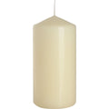 Bougie Biplante Élégante 60x120mm - Ivoire, bougie en cire de paraffine au design élégant, parfaite pour ajouter une touche de sophistication à votre décoration intérieure.