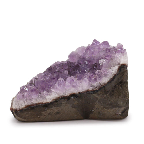 Amas améthyste naturelle sur pied 350-450 g, captivant avec ses nuances de violet et sa texture cristalline, ajoutant une touche minérale à votre espace détente. Offrez un amas d’améthyste naturelle comme idée cadeau originale pour les amateurs de pierres précieuses. Amas améthyste, amas d’améthyste, amas cristaux, amas naturel, pierre améthyste, pierre précieuse, cristal améthyste, décoration intérieure, objet bien-être, méditation, collection minéraux.