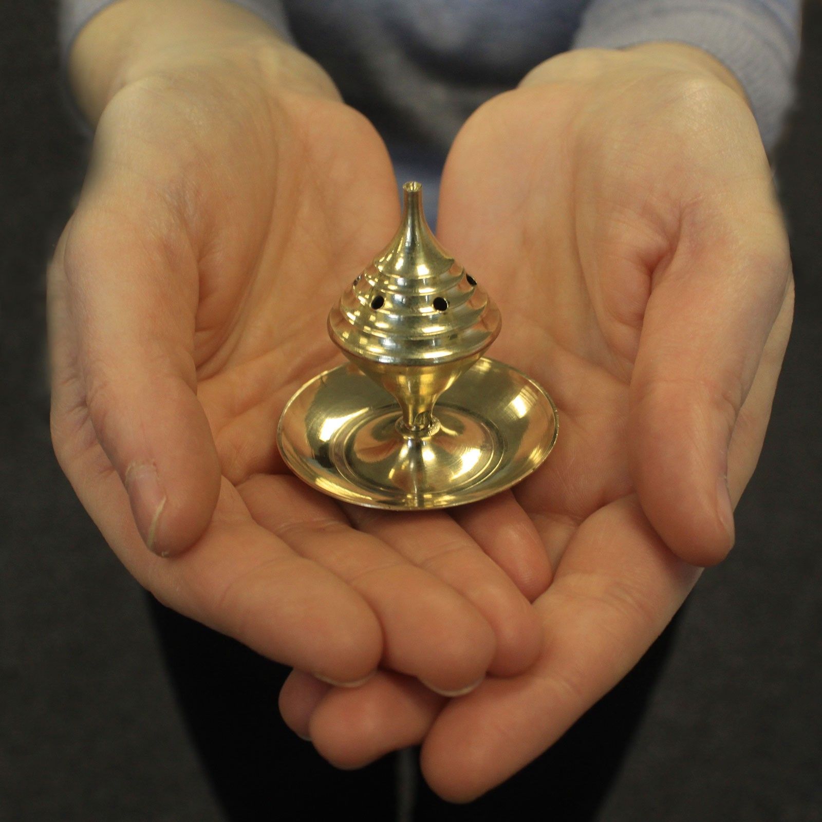 Petit brûle-encens en laiton | Brûleur d’encens traditionnel