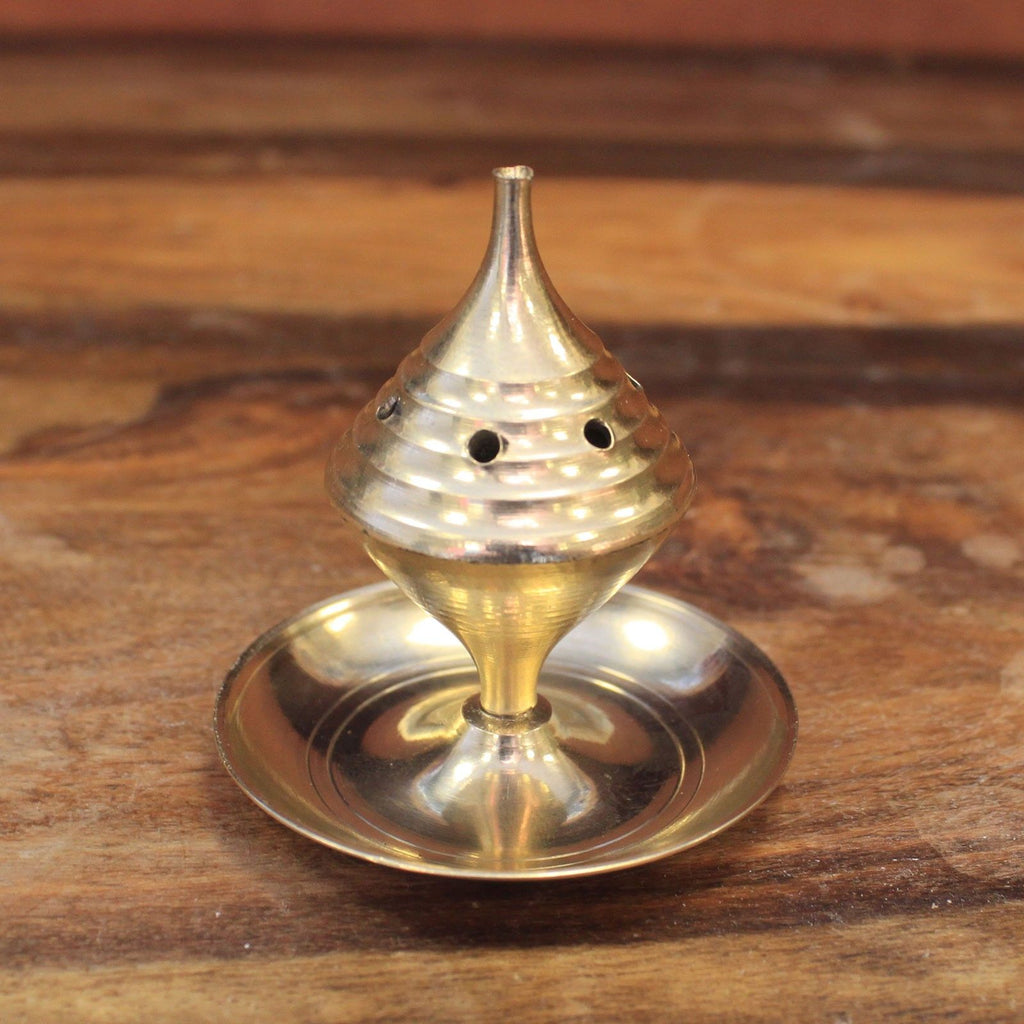 Petit brûle-encens en laiton | Brûleur d’encens traditionnel