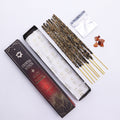 Encens Smudge Safran avec Agate Rouge – 10 bâtons 20 cm