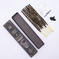 Encens Smudge Bois de Santal avec éclats de Tourmaline – 10 bâtons