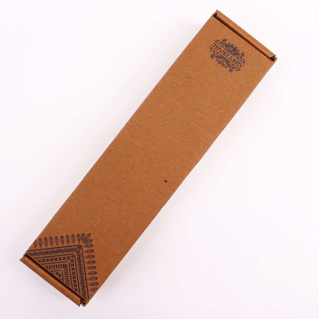 Emballage en carton du bâton de guérison en cristal à 7 chakras de AWGifts Dropship.