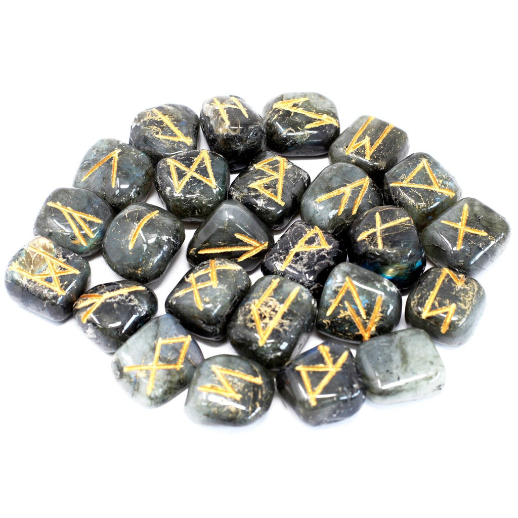 Set de pierres runiques - Labradorite