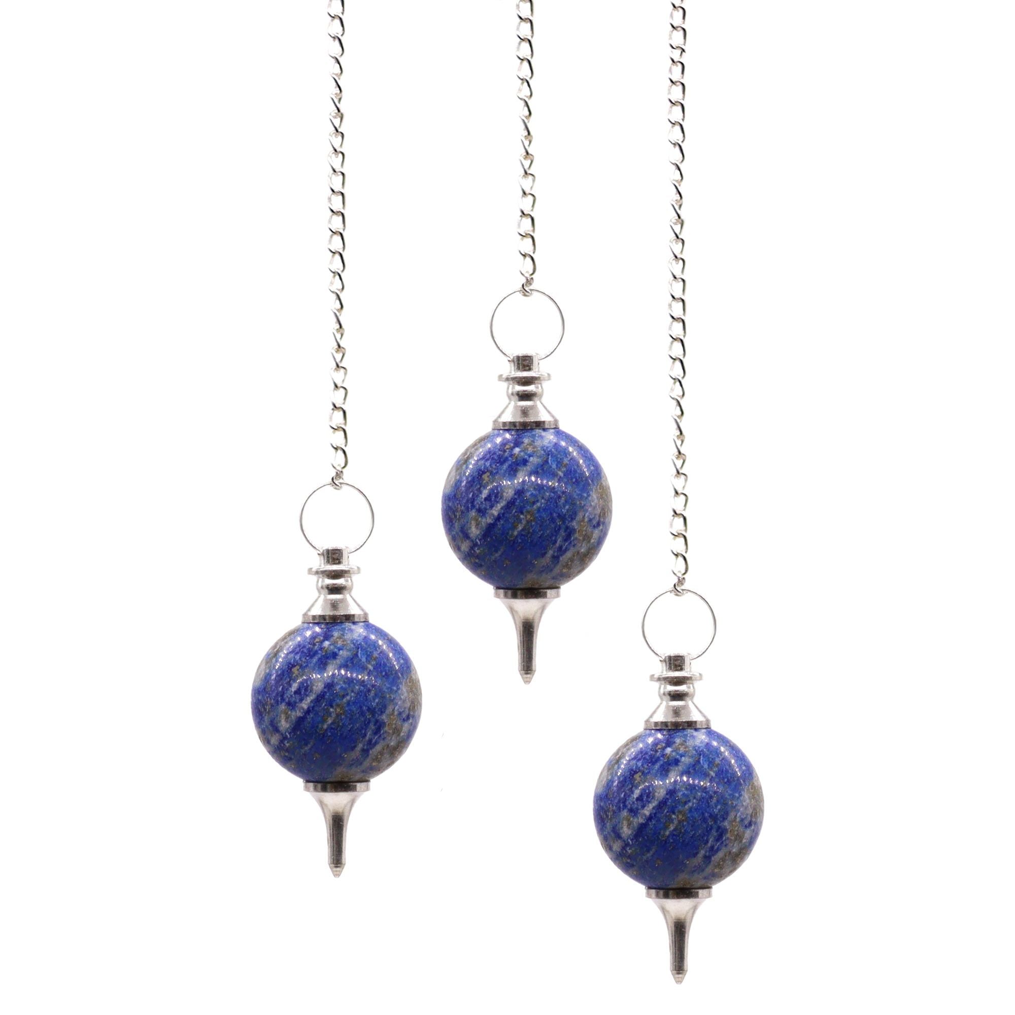 Pendule sphère en lapis-lazuli | Radiesthésie et divination