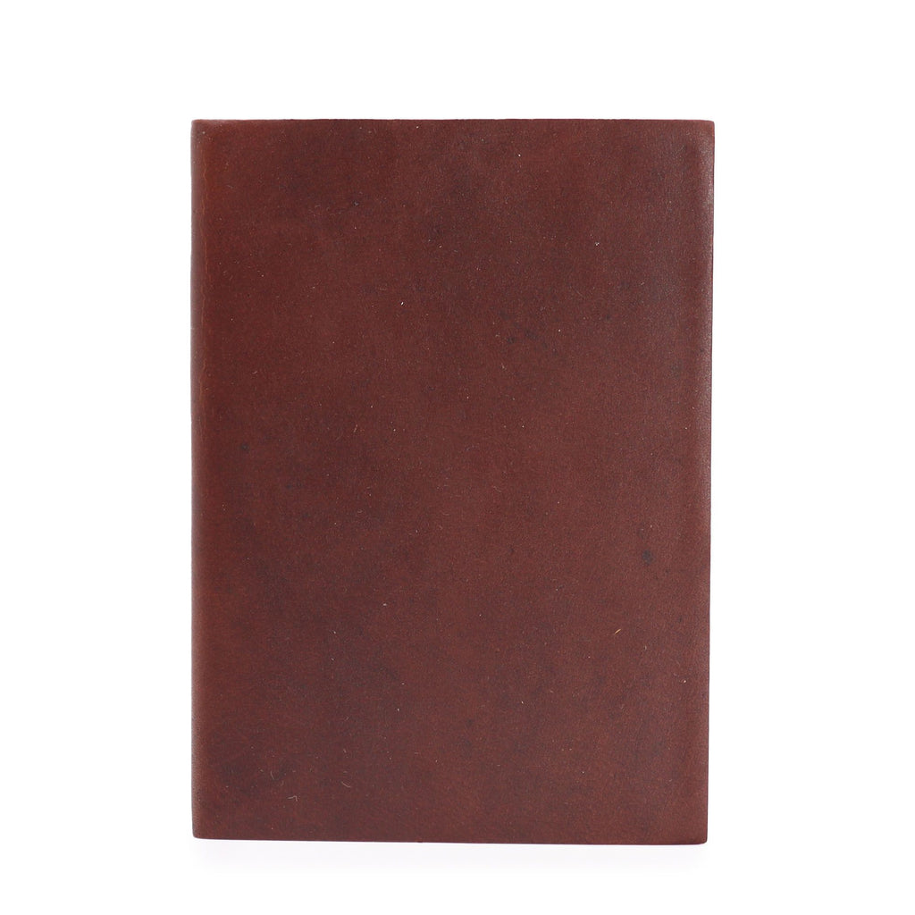 Journal/Grimoire en cuir brun foncé 100 pages – Carnet 18 x 13 cm